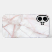 Weißer Marmor Case-Mate iPhone Hülle (Rückseite (Horizontal))