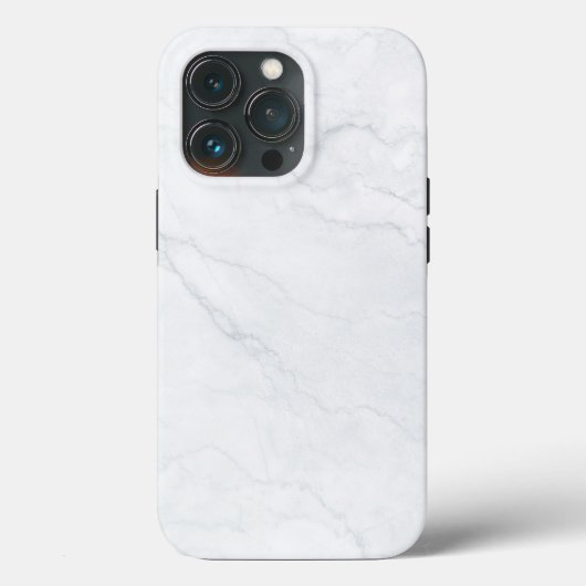Weißer Marmor Case-Mate iPhone Hülle (Rückseite)