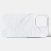 Weißer Marmor Case-Mate iPhone Hülle (Rückseite (Horizontal))