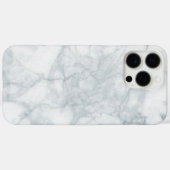 Weißer Marmor Case-Mate iPhone Hülle (Rückseite (Horizontal))