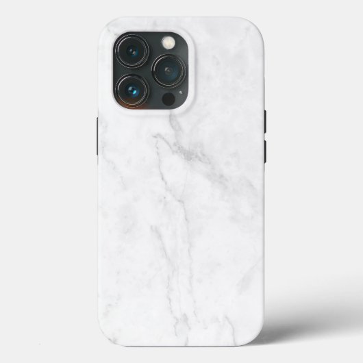Weißer Marmor Case-Mate iPhone Hülle (Rückseite)