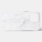 Weißer Marmor Case-Mate iPhone Hülle (Rückseite (Horizontal))