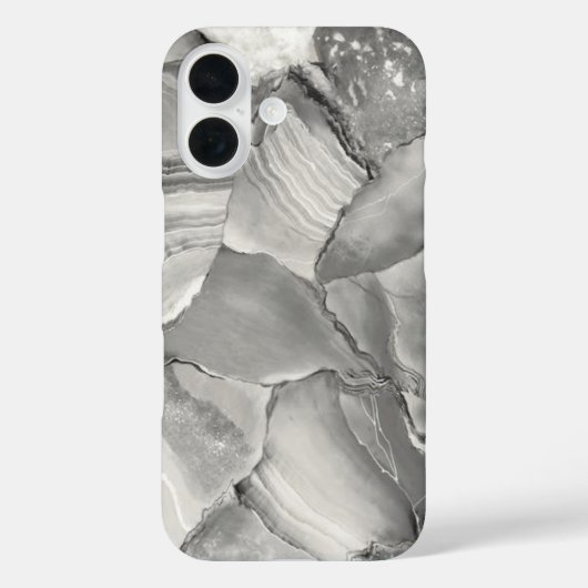 Weißer Marmor Case-Mate iPhone Hülle (Rückseite)