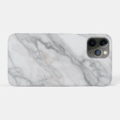 Weißer Marmor Case-Mate iPhone Hülle (Rückseite (Horizontal))