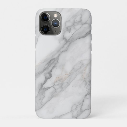 Weißer Marmor Case-Mate iPhone Hülle (Rückseite)