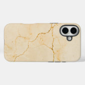 Weißer Marmor Case-Mate iPhone Hülle (Rückseite (Horizontal))