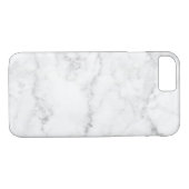 Weißer Marmor Case-Mate iPhone Hülle (Rückseite (Horizontal))