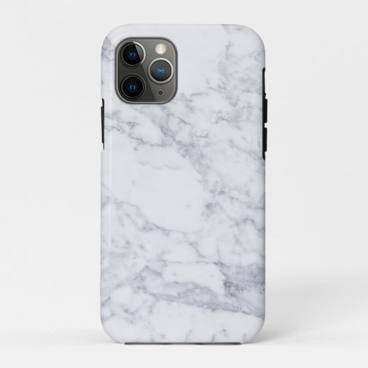 Weißer Marmor Case-Mate iPhone Hülle (Rückseite)