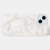 Weißer Marmor Case-Mate iPhone Hülle (Rückseite (Horizontal))