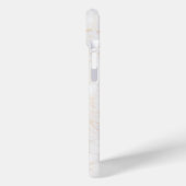 Weißer Marmor Case-Mate iPhone Hülle (Rückseite / Links)