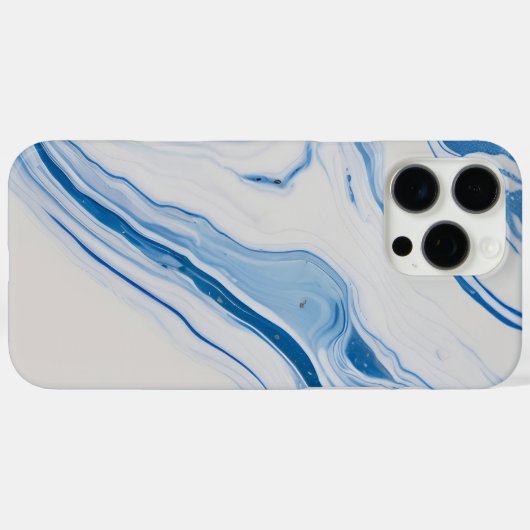 Weißer Marmor Case-Mate iPhone Hülle (Rückseite (Horizontal))