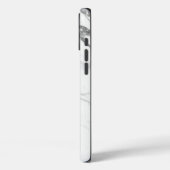 Weißer Marmor Case-Mate iPhone Hülle (Rückseite / Links)
