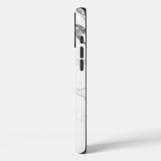 Weißer Marmor Case-Mate iPhone Hülle (Rückseite / Links)