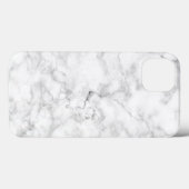 Weißer Marmor Case-Mate iPhone Hülle (Rückseite (Horizontal))