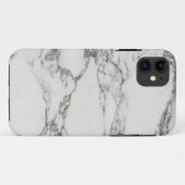 Weißer Marmor Case-Mate iPhone Hülle (Rückseite (Horizontal))