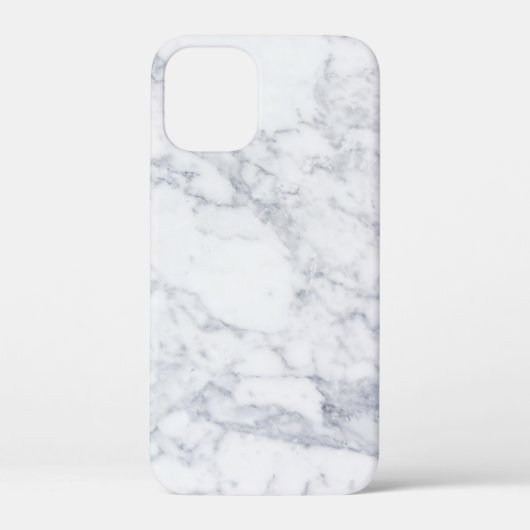 Weißer Marmor Case-Mate iPhone Hülle (Rückseite)