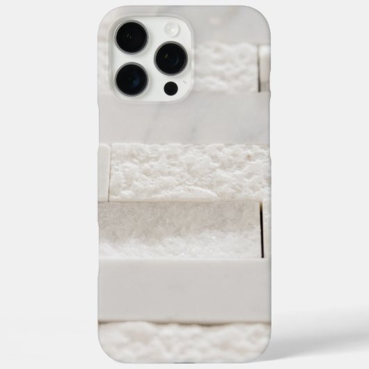 Weißer Marmor Case-Mate iPhone Hülle (Rückseite)