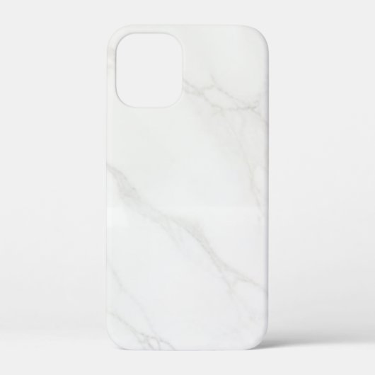 Weißer Marmor Case-Mate iPhone Hülle (Rückseite)