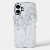 Weißer Marmor Case-Mate iPhone Hülle (Rückseite)