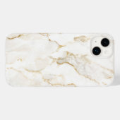 Weißer Marmor Case-Mate iPhone Hülle (Rückseite (Horizontal))