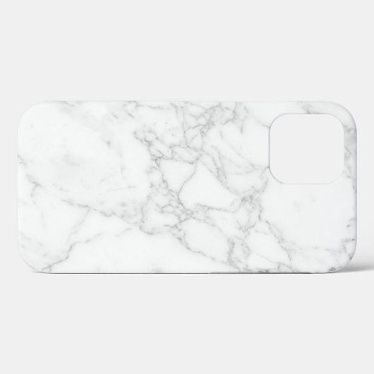 Weißer Marmor Case-Mate iPhone Hülle (Rückseite (Horizontal))