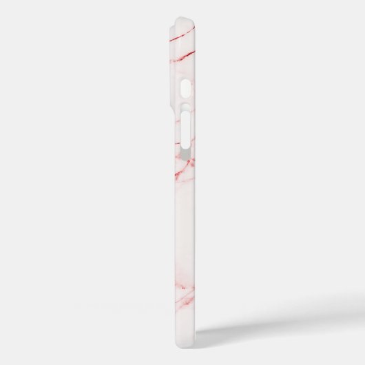 Weißer Marmor Case-Mate iPhone Hülle (Rückseite / Links)