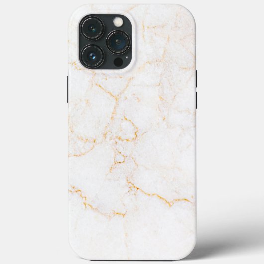 Weißer Marmor Case-Mate iPhone Hülle (Rückseite)
