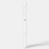 Weißer Marmor Case-Mate iPhone Hülle (Rückseite / Links)