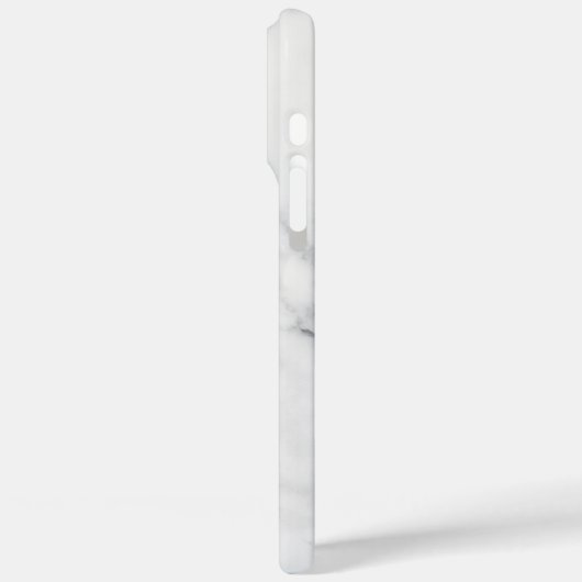 Weißer Marmor Case-Mate iPhone Hülle (Rückseite / Links)