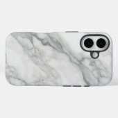 Weißer Marmor Case-Mate iPhone Hülle (Rückseite (Horizontal))