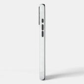 Weißer Marmor Case-Mate iPhone Hülle (Rückseite / Links)