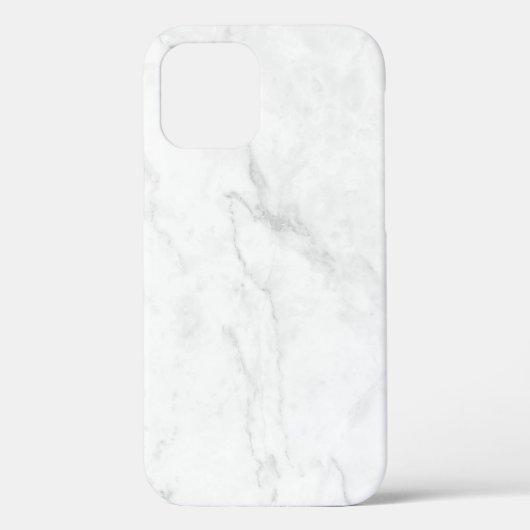 Weißer Marmor Case-Mate iPhone Hülle (Rückseite)