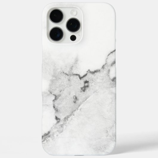 Weißer Marmor Case-Mate iPhone Hülle (Rückseite)
