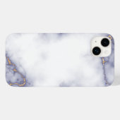 Weißer Marmor Case-Mate iPhone Hülle (Rückseite (Horizontal))