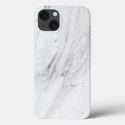 Weißer Marmor Case-Mate iPhone Hülle (Rückseite)