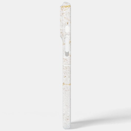 Weißer Marmor Case-Mate iPhone Hülle (Rückseite / Links)