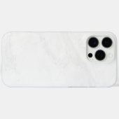 Weißer Marmor Case-Mate iPhone Hülle (Rückseite (Horizontal))
