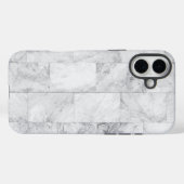 Weißer Marmor Case-Mate iPhone Hülle (Rückseite (Horizontal))
