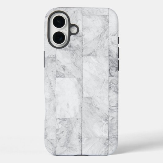 Weißer Marmor Case-Mate iPhone Hülle (Rückseite)