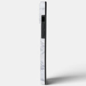 Weißer Marmor Case-Mate iPhone Hülle (Rückseite / Links)