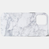 Weißer Marmor Case-Mate iPhone Hülle (Rückseite (Horizontal))