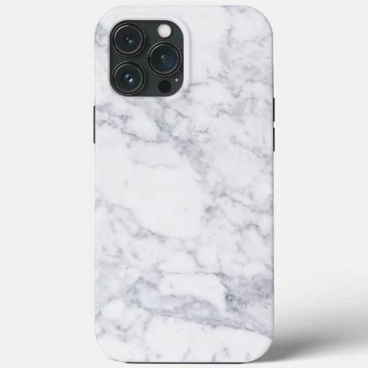 Weißer Marmor Case-Mate iPhone Hülle (Rückseite)