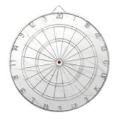 Weißer Marmor Dartscheibe (vorne)
