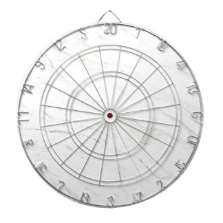 Weißer Marmor Dartscheibe