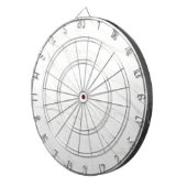 Weißer Marmor Dartscheibe (Vorderseite rechts)