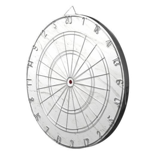 Weißer Marmor Dartscheibe (Vorderseite rechts)