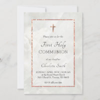 weißer Marmor Erste Heilige Kommunion