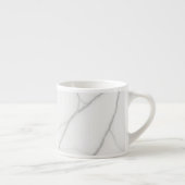 Weißer Marmor Espressotasse (Rechts)