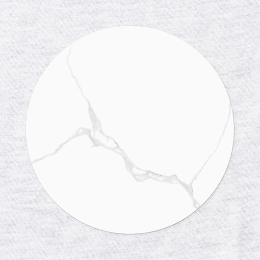 Weißer Marmor Etiketten (Design 2)