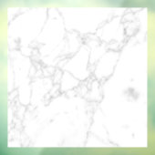 Weißer Marmor Fensteraufkleber (Blatt 3)